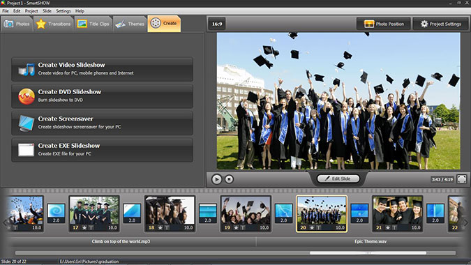 Create a Graduation Slideshow