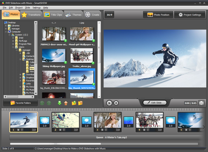 Make a DVD Slideshow with Music Royalty Free Tracks Inside